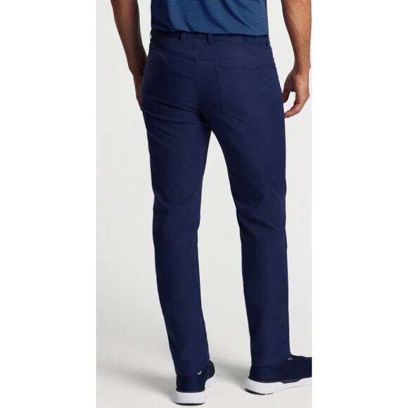 Peter Millar Performance 5-Pocket Core Pant Blue Stretch Men's 32x30 - Picture 5 of 14